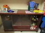 Single cot bed, dressing table, accessories unit
