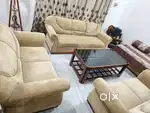 Seven seater sofa without center table