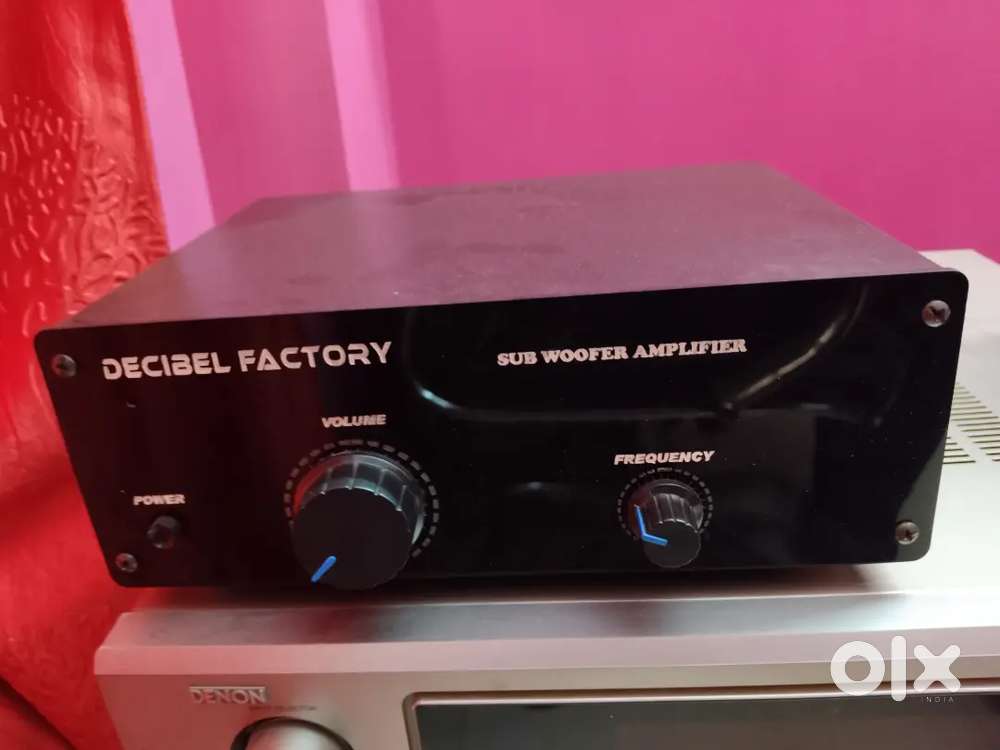 Sub amplifier and 12 inch subwoofer