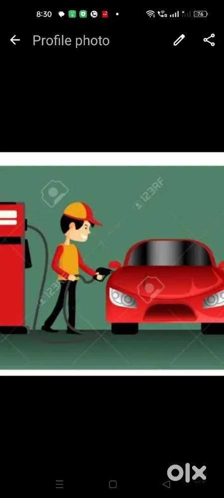 For petrol pump