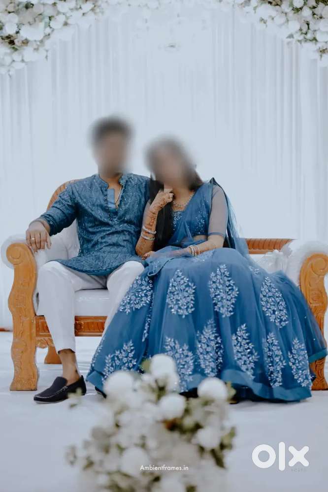 Lehenga set and men kurtha with pant