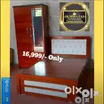 Khwaja furniture. Resonable Bedroom set. Bajaj finance available.