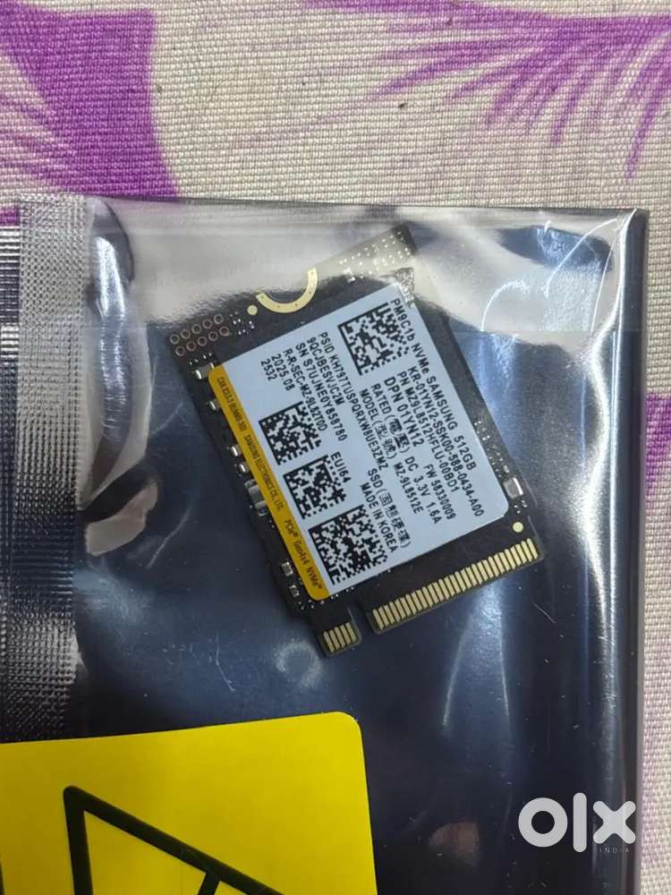 NVMe samsung 512 gb SSD