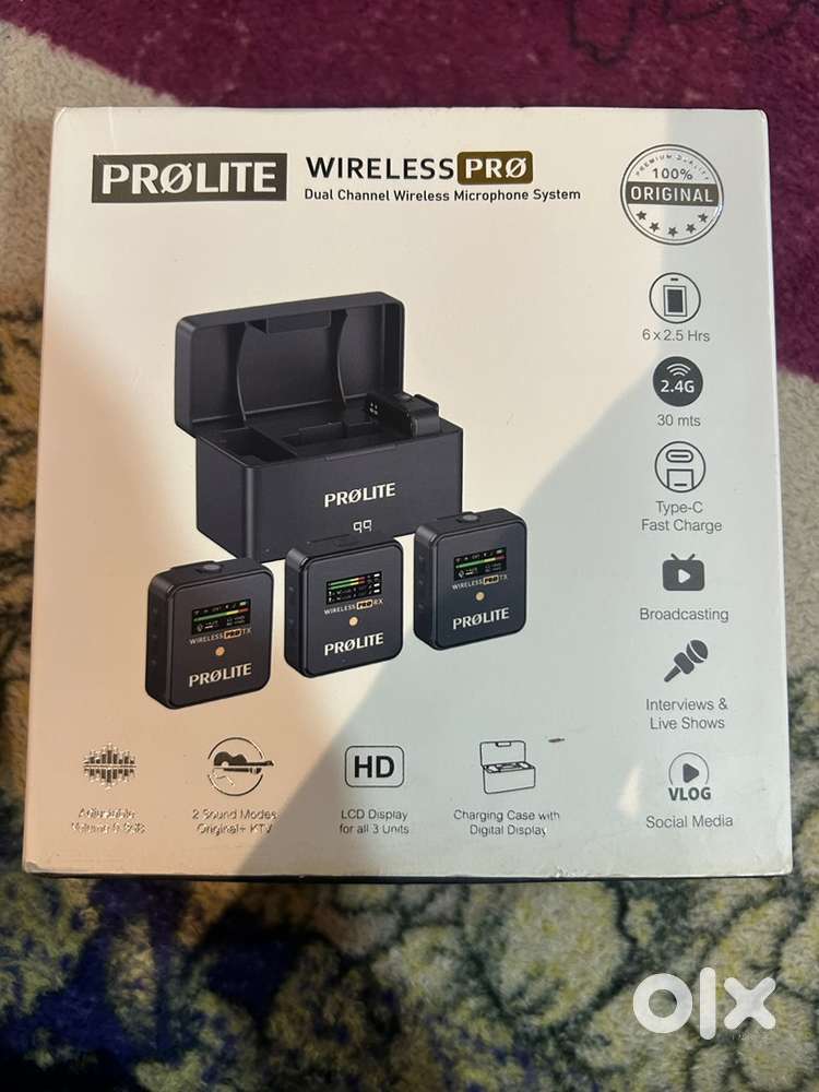 Prolite Wireless Pro Wireless Mic  Like New  No Issues
