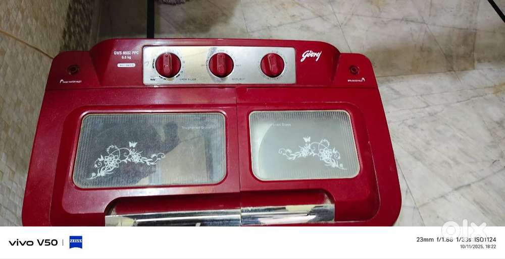 Godrej washing machine running condition under warranty of 10 year