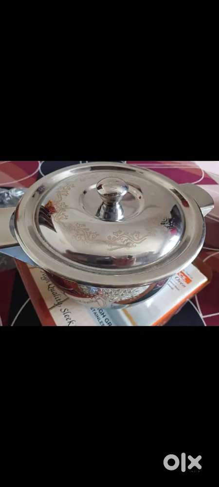 Steel  bowl  new items