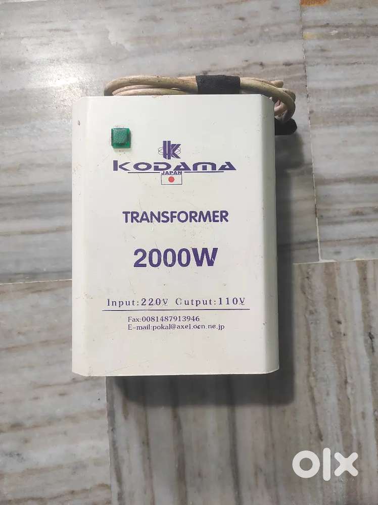 A C voltage CONVETAR 220 To 110 volte