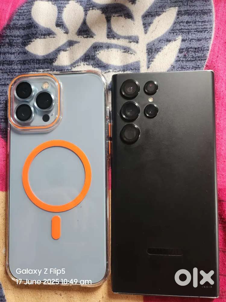 IPhone 13 Pro max(256GB) and S22 Ultra(256 GB)(Exchange Available)