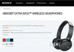 Sony Bluetooth wireless Headphones move out sale. Model MDR XB650BT. A