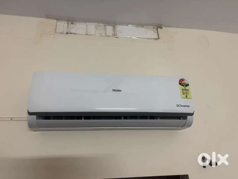 Haier double door refrigerator and haier 1 ton AC