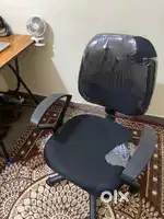 Wooden cabinet and chair