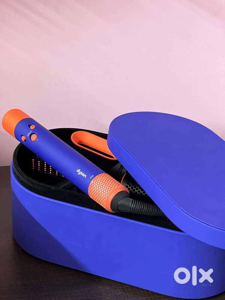 Dyson Airwrap i.d. (Vinca Blue / Topaz Orange) – Mint Condition