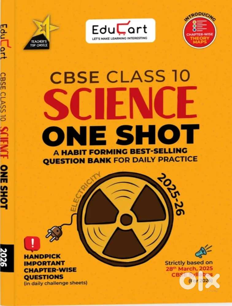Educart Class 10 Science One Shot Question bank