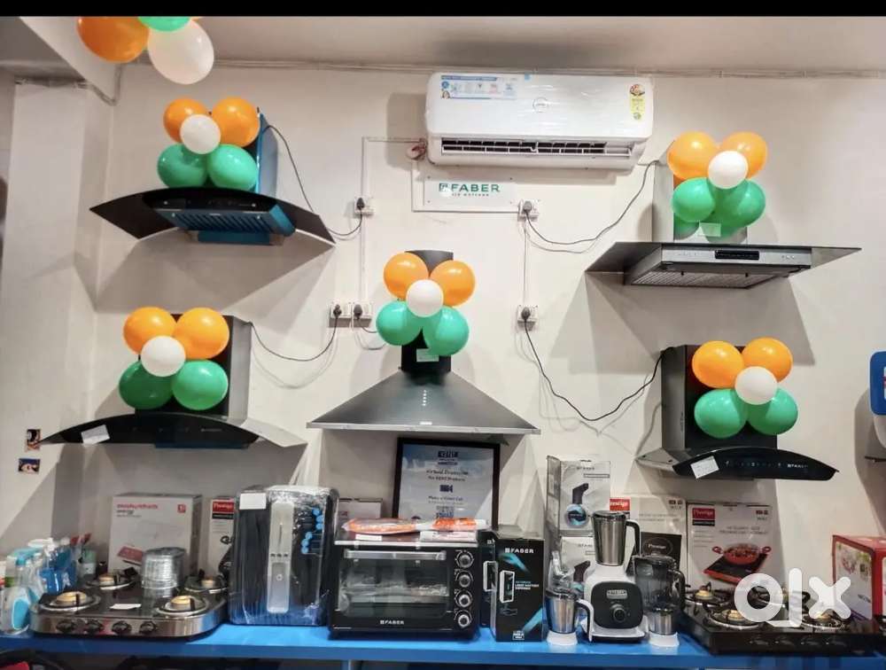 Chimney, water purifier, ac, freeze, all electronic avaliable