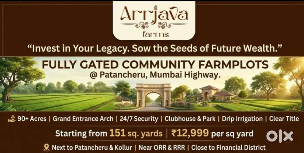 Fully developed farm land resale at Begumpet patancheru