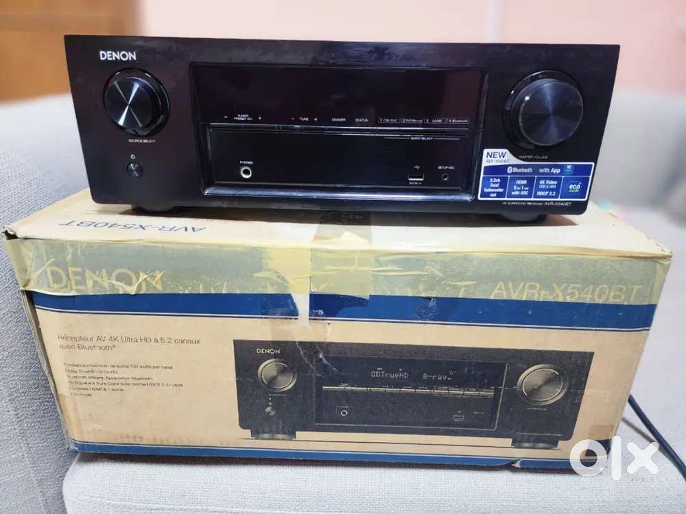 Denon AVR-S540BT
5.2-channel home theater receiver with Bluetooth