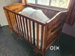 Smart Baby crib & bed Wakefit brand with matress for sale
