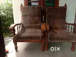Teak wood 2 sofa chair