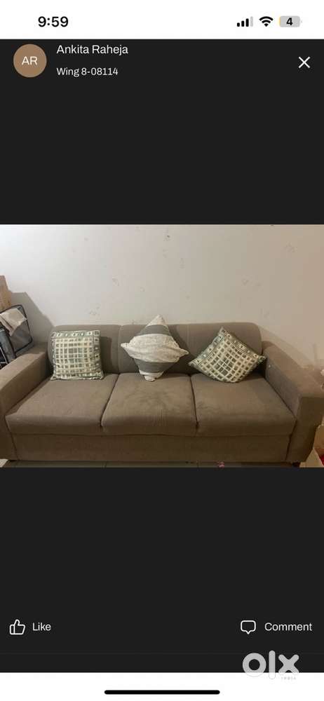 3 seater sofa available for sale