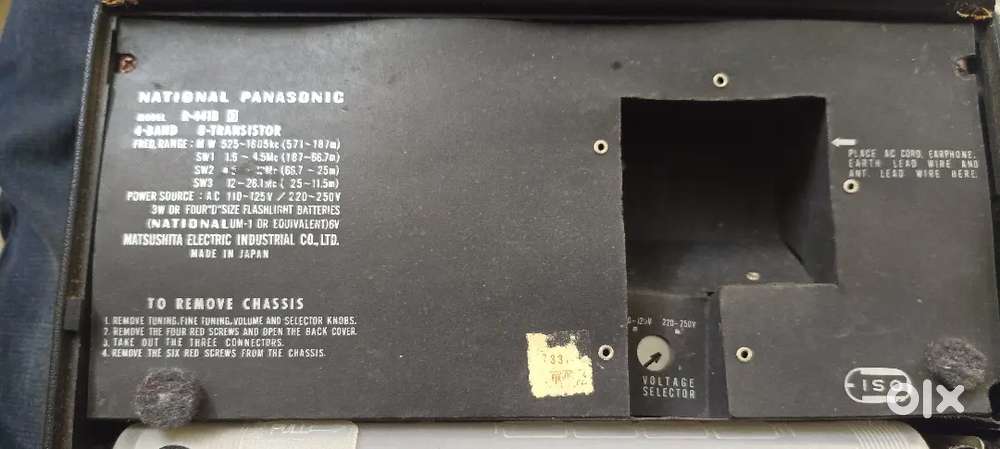National panasonic original Japan make radio good condition