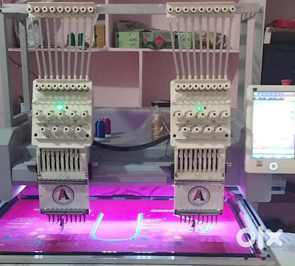 Double head Embroidery machine