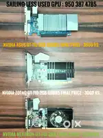 Sailing Less Used GPU In Suitable Prices.