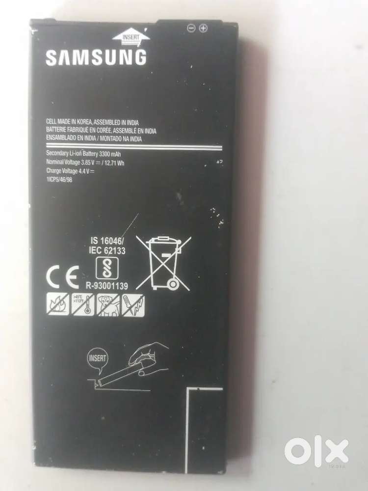 J7 prime orignal battery fix price
