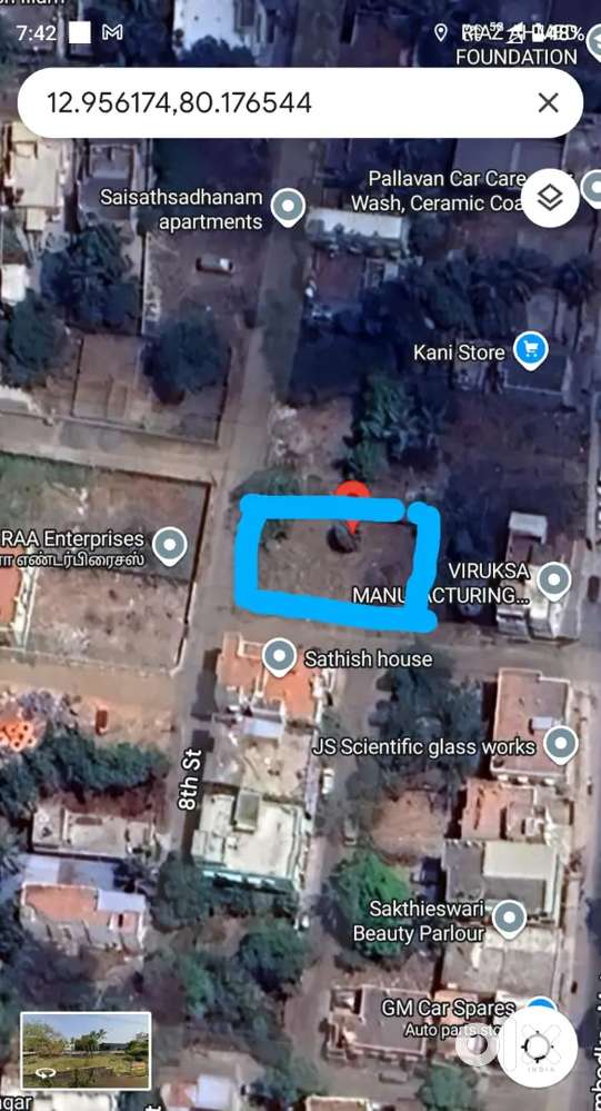 Vacant land for rent in pallavaram