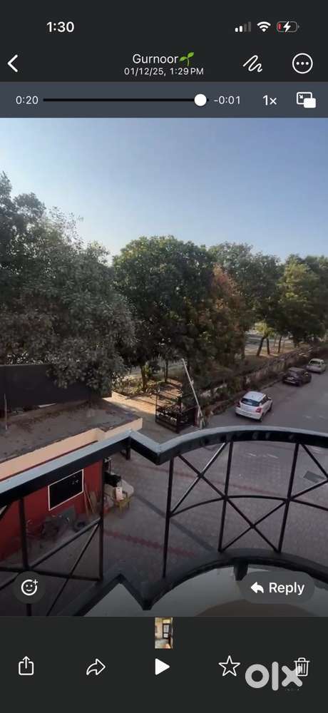 A fully furnished one room empty for a girl