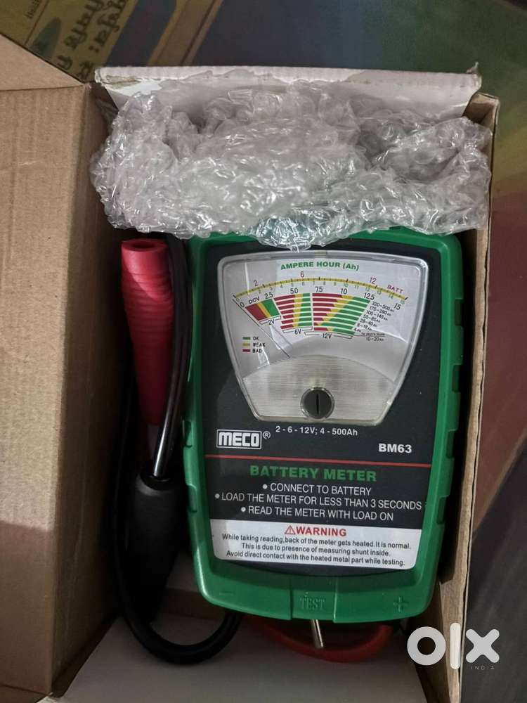 BATTERY METER FOR BIKES/SCOOTY OF MECO COMP  IN VERY GOOD  CODITIONS
