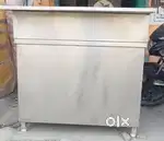Tea stall SS , wooden Rack, Bonda box and Glass table.