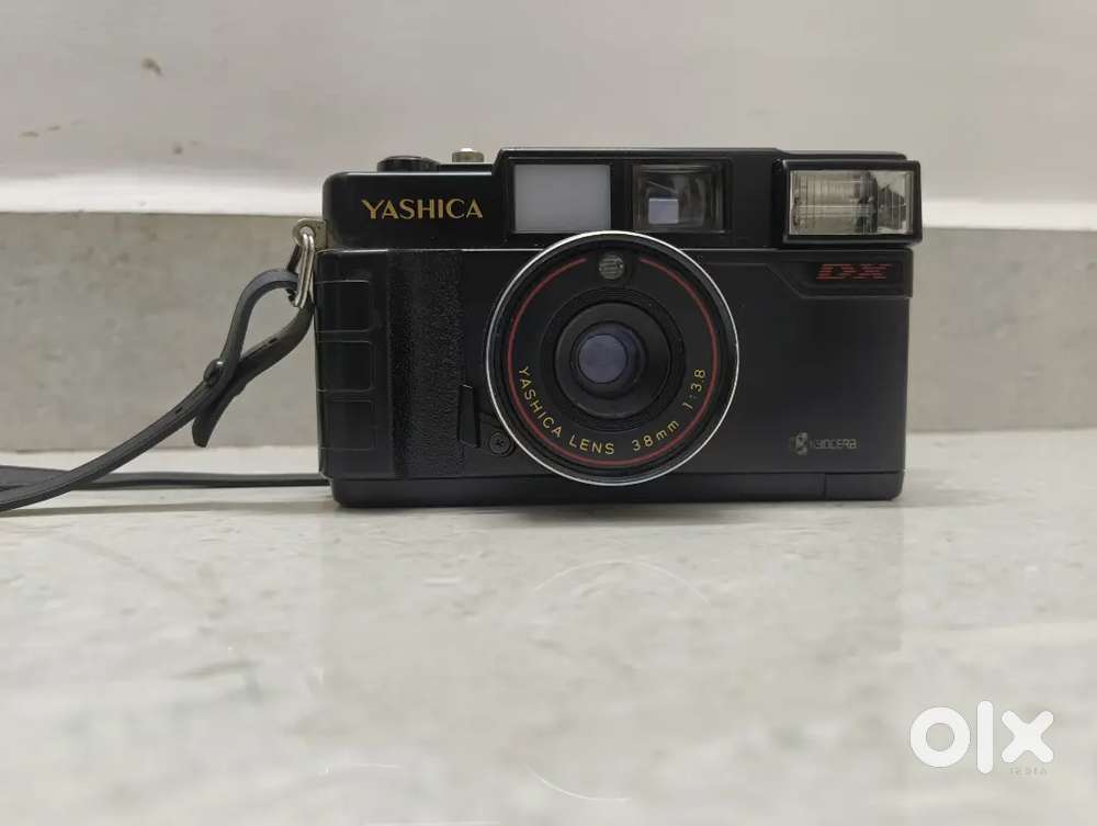 Yashica MF-2 Super 35mm Film Camera, Black