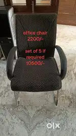 Office chair counter n wall hanged furniture
