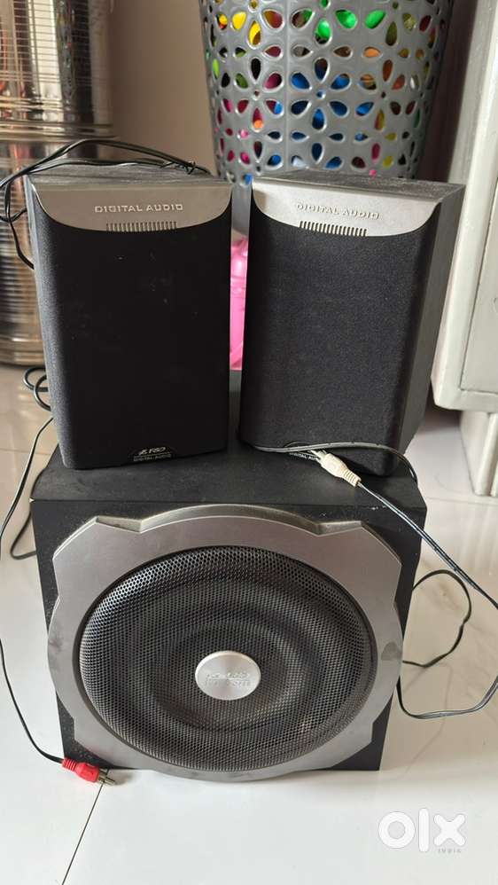Speaker with woofer