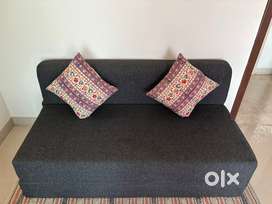 Almost new sofa cum bed in excellent confotion