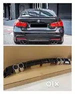 Bmw 3 series f 10 M kit rear bumper diffuser with tips
