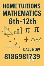 Mathematics tutor up to 12th standard