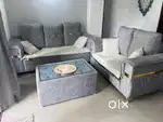 3+2 seater sofa with centre table , only 6 months old sofa
