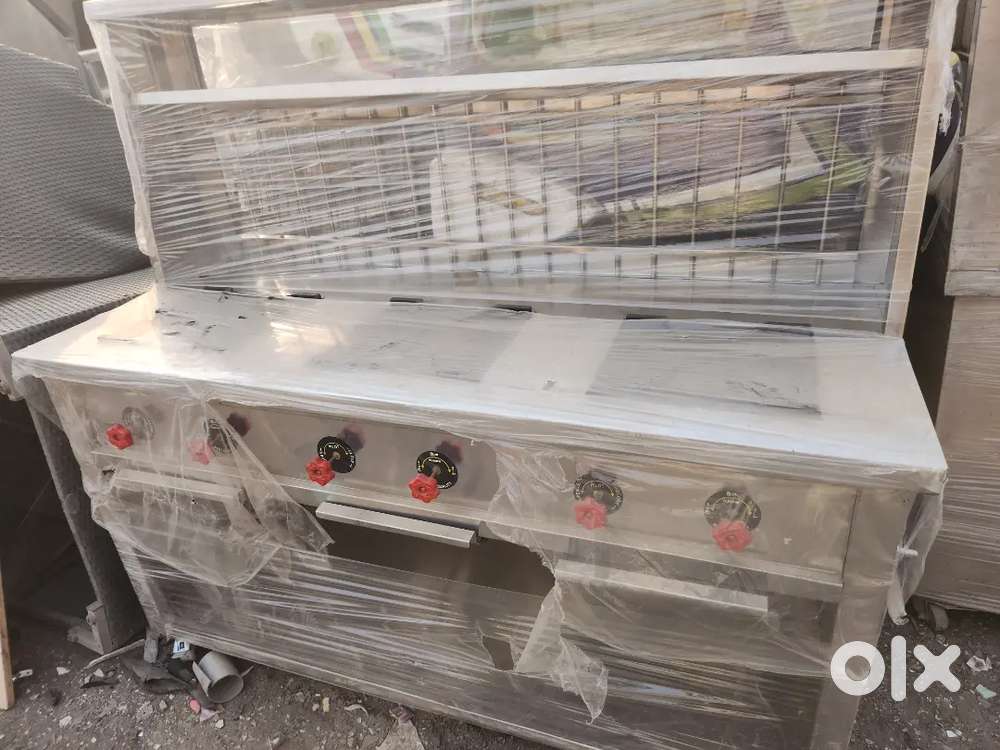 Three burner bhatti counter
