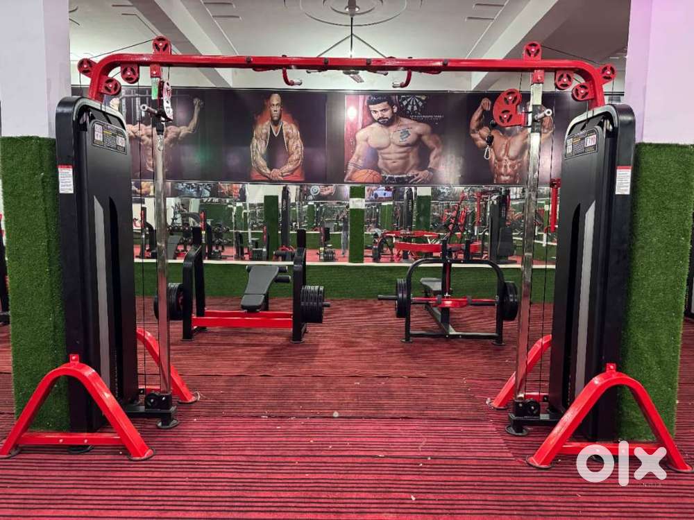 Full Gym Machine / Gym equipment / Gym full setup powder coat paint.