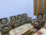 Sofa set with center table