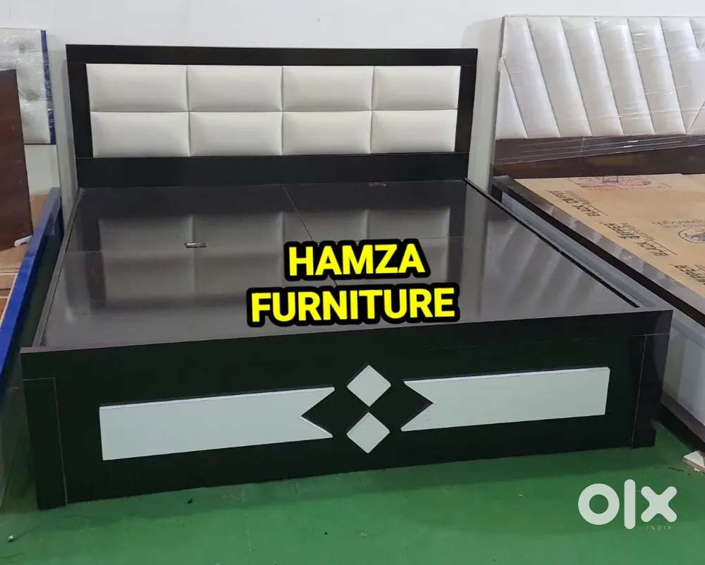 HAMZA FURNITURE New designer stylish look particle wood BED 6by6