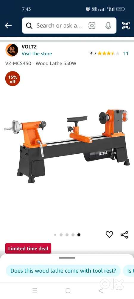 Lathe Machine for wood work