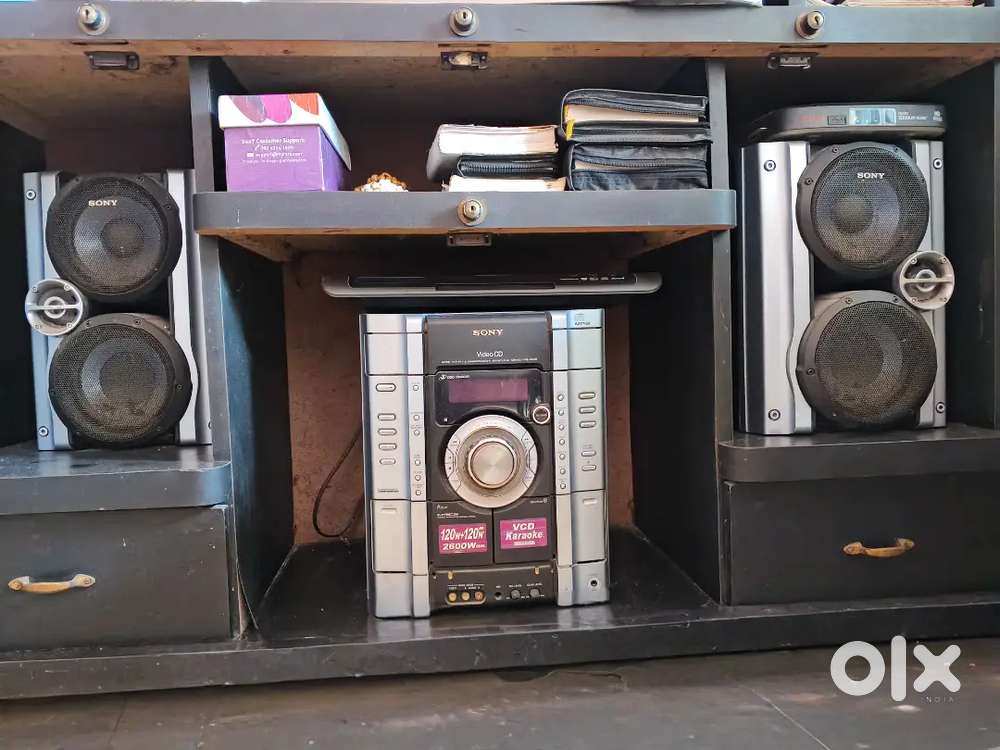 Sony VCD/double cassette player system