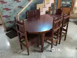 Wooden dining table