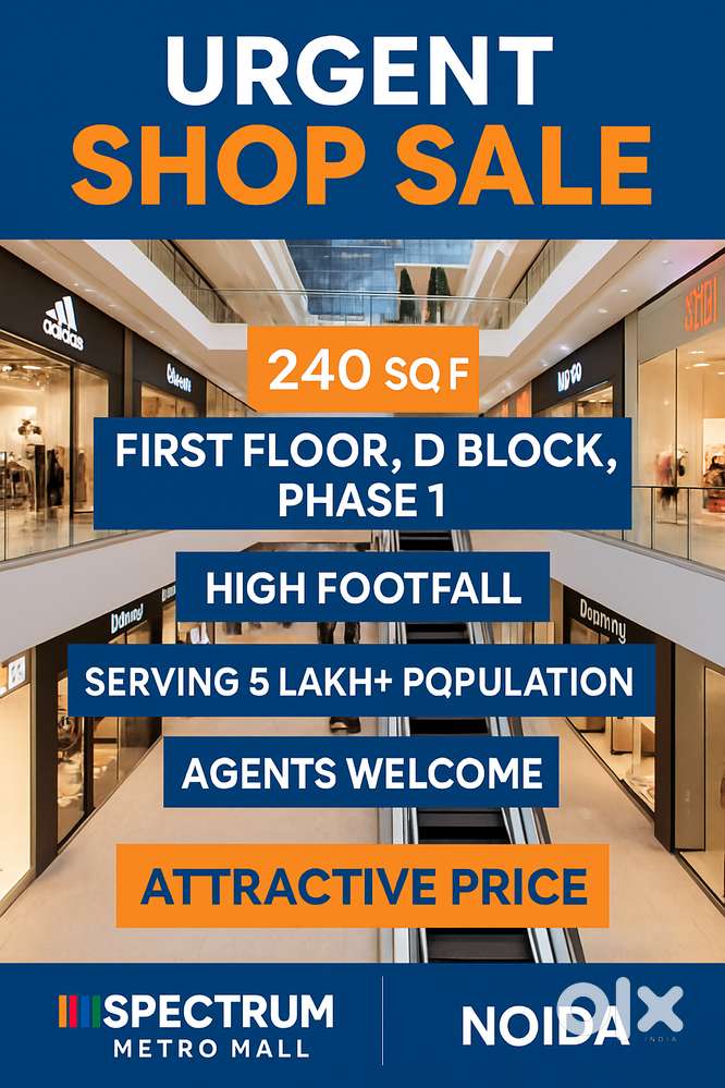 Urgent Sale of Shop at Running Mall