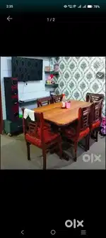 Urgent for sale 6 seater sofa set only 10000 made by best  wood