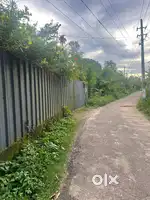Calm area,square plot fenced all around with a 2bhk ready to occupy ho