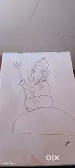 21bay 29.1 cm Ganesh ji drawing