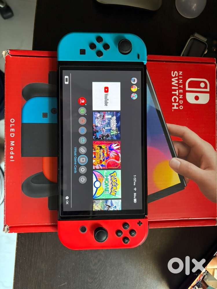 Nintendo switch with Digital account 10 premium games